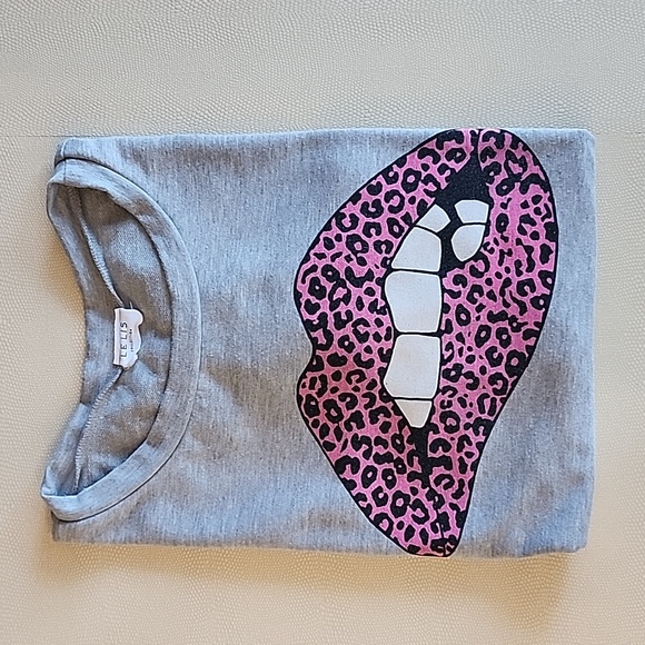 Top with Lip Gray Size S - Picture 2 of 9